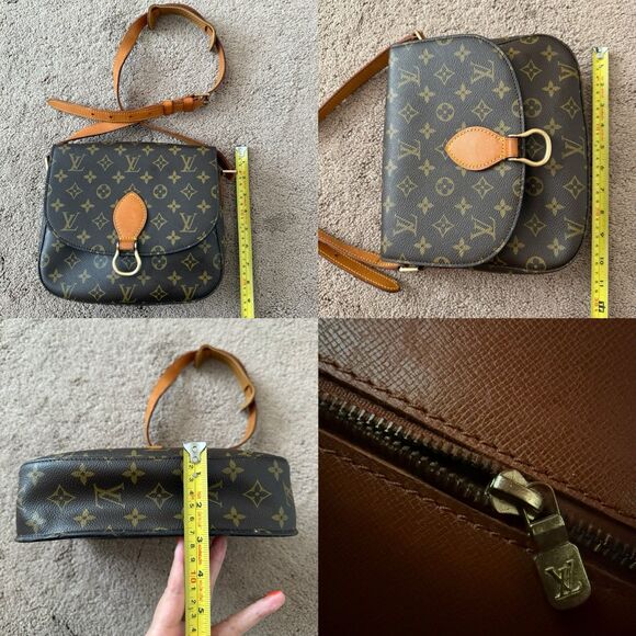 Authentic Louis Vuitton Monogram Saint Cloud Crossbody Bag Women’s With Free COA - Picture 8 of 9